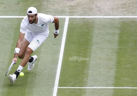 Wimbledon Championships 2021

Wimbledon (United Kingdom), 11/07/2021.- Matteo Berrettini of Italy in action against Novak Djokovic of Serbia during the men's final at the Wimbledon Championships, Wimbledon, Britain 11 July 2021. (Tenis, Italia, Reino Unido) EFE/EPA/Peter Nicholls / POOL
DEP Tenis WIMBLEDON BRITAIN TENNIS GRAND SLAM 2021 United Kingdom