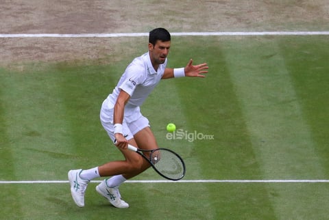 Wimbledon Championships 2021

Wimbledon (United Kingdom), 11/07/2021.- Novak Djokovic of Serbia in action against Matteo Berrettini of Italy during the men's final at the Wimbledon Championships, Wimbledon, Britain 11 July 2021. (Tenis, Italia, Reino Unido) EFE/EPA/VICKIE FLORES EDITORIAL USE ONLY
DEP Tenis WIMBLEDON BRITAIN TENNIS GRAND SLAM 2021 United Kingdom