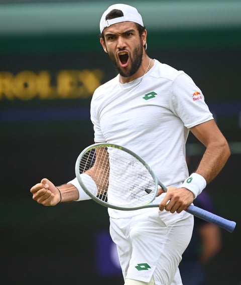 Wimbledon Championships 2021

Wimbledon (United Kingdom), 11/07/2021.- Matteo Berrettini of Italy reacts during the men's final against Novak Djokovic of Serbia at the Wimbledon Championships, Wimbledon, Britain 11 July 2021. (Tenis, Italia, Reino Unido) EFE/EPA/NEIL HALL EDITORIAL USE ONLY
DEP Tenis WIMBLEDON BRITAIN TENNIS GRAND SLAM 2021 United Kingdom