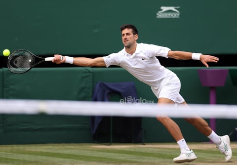Wimbledon Championships 2021

Wimbledon (United Kingdom), 11/07/2021.- Novak Djokovic of Serbia in action against Matteo Berrettini of Italy during the men's final at the Wimbledon Championships, Wimbledon, Britain 11 July 2021. (Tenis, Italia, Reino Unido) EFE/EPA/STEVE PASTON / POOL
DEP Tenis WIMBLEDON BRITAIN TENNIS GRAND SLAM 2021 United Kingdom
