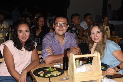 17072021 Mónica Pérez, Jacobo Tafoya y Gabriela Plata.