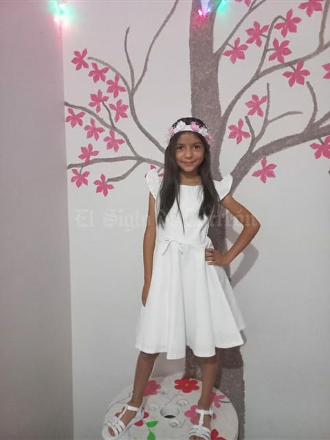 18072021 Ruby Alejandra Estrada Cruz festejando su cumpleaños número 9 el pasado 14 de julio.