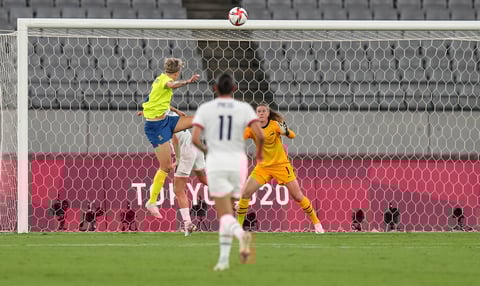 Suecia sorprende con victoria ante EUA en el torneo femenil de futbol en Tokio 2020