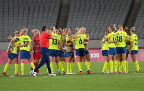 Suecia sorprende con victoria ante EUA en el torneo femenil de futbol en Tokio 2020
