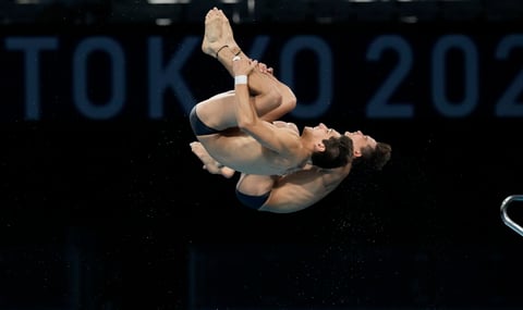 Kevin Berlín y Diego Balleza 'acarician' el podio en Tokio 2020