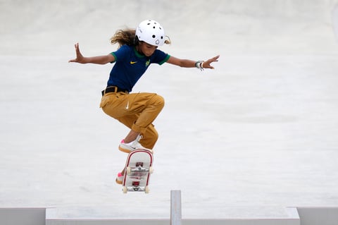 Destacan adolescentes en podio de skateboarding de Tokio 2020