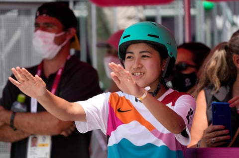 Destacan adolescentes en podio de skateboarding de Tokio 2020