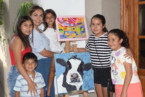 28072021 Roberta, Isabella, Nina, Miranda, Mariano y Magda.