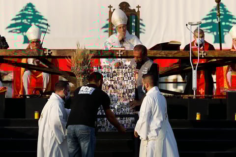 Beirut demanda justicia y honra a sus víctimas en el aniversario de explosión