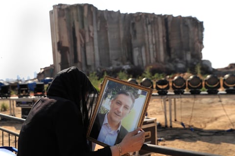 Beirut demanda justicia y honra a sus víctimas en el aniversario de explosión