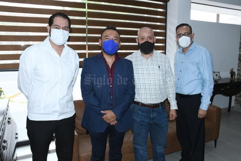 07082021 Alfonso Calvillo, Adrián López, Hugo Rivera de la Cruz y Eloy Rivera de la Cruz.