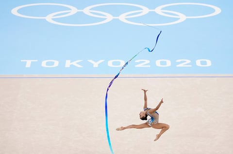 Israelí le quita el oro a Rusia en gimnasia rítmica
