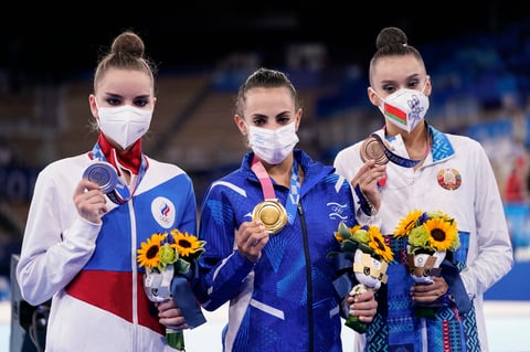 Israelí le quita el oro a Rusia en gimnasia rítmica