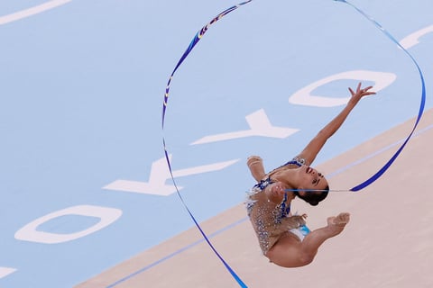 Israelí le quita el oro a Rusia en gimnasia rítmica