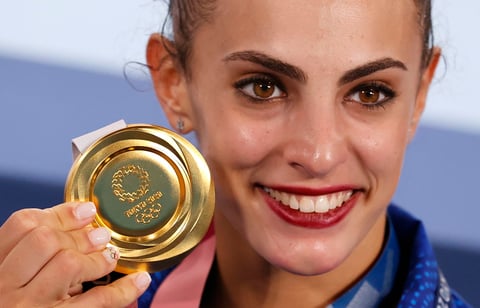 Israelí le quita el oro a Rusia en gimnasia rítmica