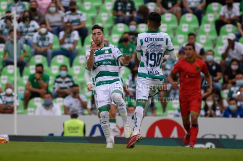 Félix Torres y Alessio Da Cruz dan victoria a Santos Laguna ante Juárez FC