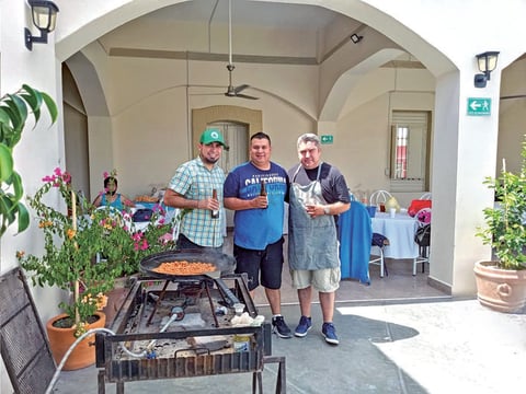 29082021 En familia Marcos Jaramillo, Mauricio Almeida y Omar Segovia.