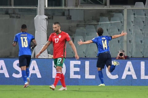 Italia iguala con Bulgaria en eliminatorias mundialistas