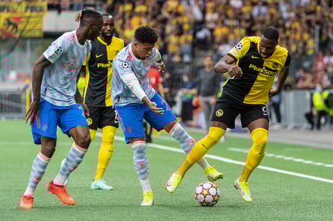 Young Boys los superó en el marcado con dos goles por uno 