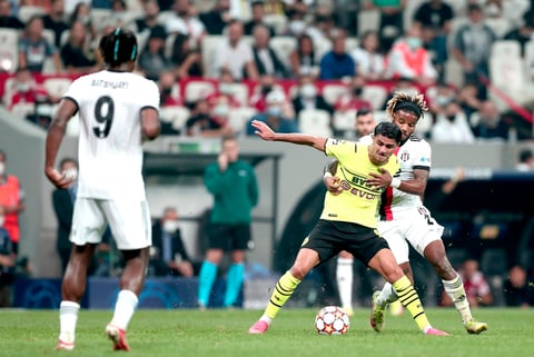 Jude Bellingham y Erling Haaland dan triunfo al Borussia Dortmund ante Besiktas