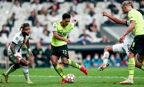 Jude Bellingham y Erling Haaland dan triunfo al Borussia Dortmund ante Besiktas