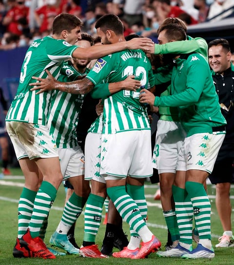 Real Betis se lleva los tres puntos ante el Osasuna