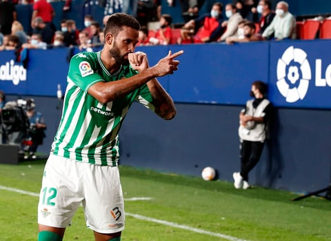 Real Betis se lleva los tres puntos ante el Osasuna