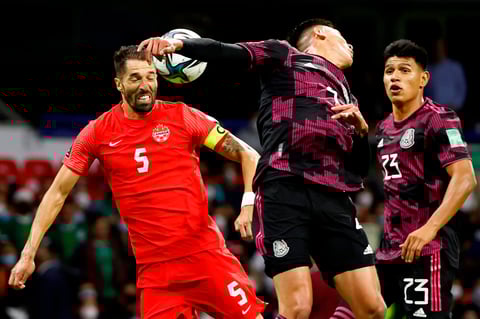 Selecciones de México y Canadá empatan en partido de clasificación al Mundial de Qatar 2022