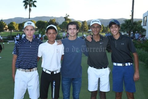 26102021 Gabriel Debes, Paulo Casas, Gabriel Valero, Iván Villaseñor y Andrés González.