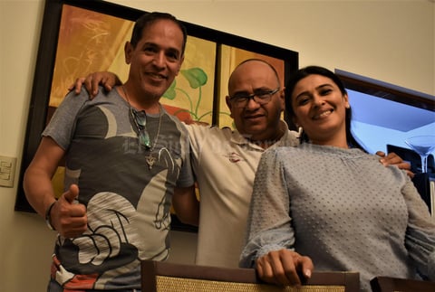 14112021 COMPARTEN MOMENTOS ESPECIALES.  Paco Amozurrutia Carson, Emmanuel Delgado y Nena Gallegos.