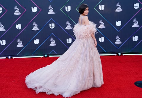 Danna Paola, Mon Laferte, Bella Thorne y más estrellas llenan de glamour a la 'red carpet' del Latin Grammy