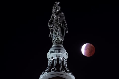 Lunar Eclipse in Washington, DC