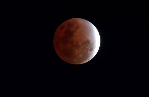 Partial lunar eclipse