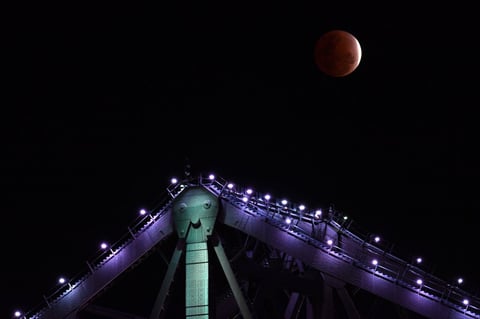 Partial lunar eclipse