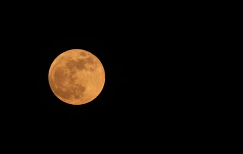 Partial lunar eclipse in Dhaka