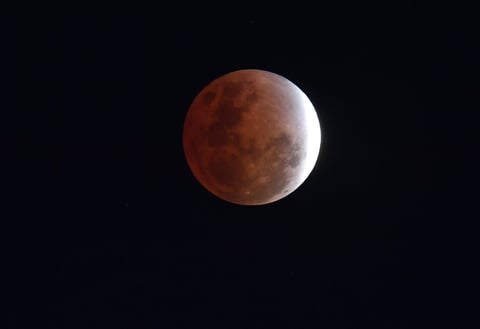 Partial lunar eclipse