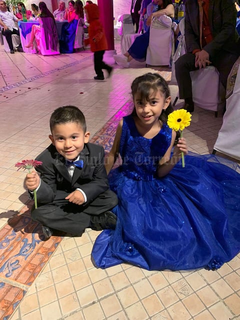 21112021 EN LA BODA DE MARCO Y PATY.  Mariangel Álvarez Cabello y Gael Álvarez Ramos.