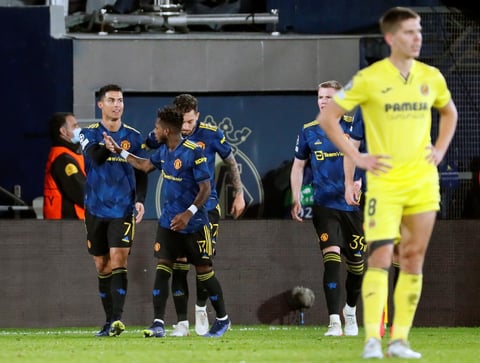 Villarreal va de más a menos ante un efectivo Manchester United