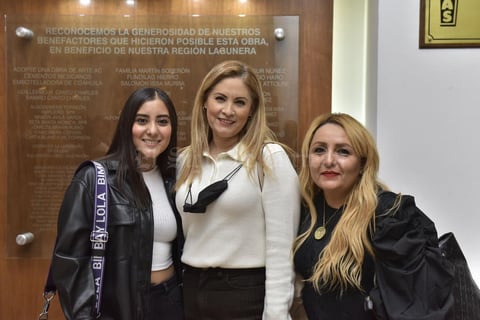 26112021 Mónica Sandoval, Rocío Cuellar y Dolores Monreal.