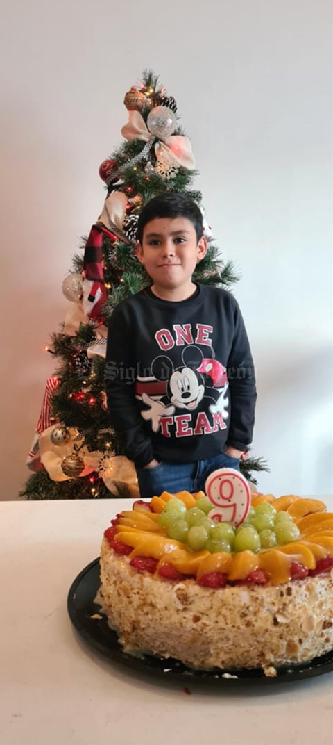 28122021 CELEBRA 9 AñOS DE VIDA.  Mario Santiago Segovia Barrios.