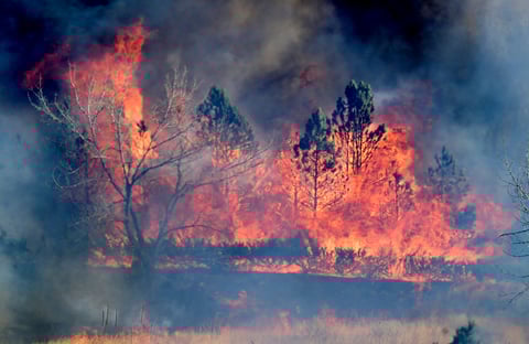 Por incendios forestales evacuan dos ciudades en Colorado