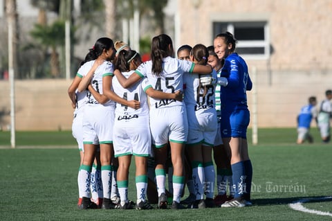 Santos Laguna vs Rayadas de Monterrey femenil Sub 17, jornada 1 clausura 2022