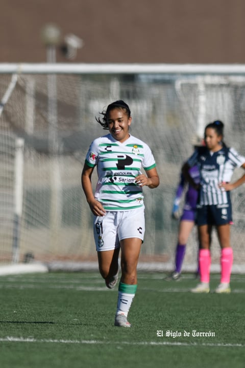 Santos Laguna vs Rayadas de Monterrey femenil Sub 17, jornada 1 clausura 2022