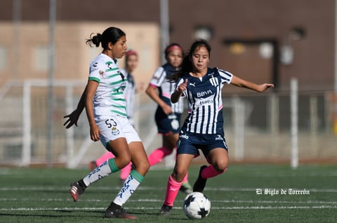 Santos Laguna vs Rayadas de Monterrey femenil Sub 17, jornada 1 clausura 2022