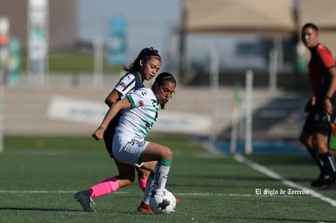 Santos Laguna vs Rayadas de Monterrey femenil Sub 17, jornada 1 clausura 2022