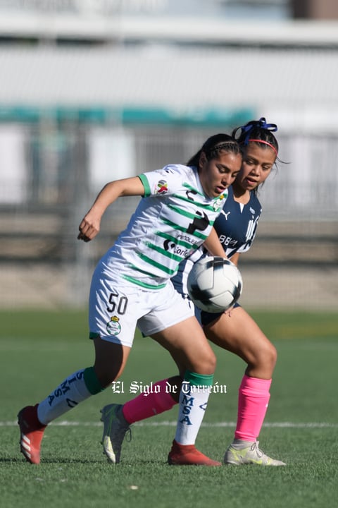 Santos Laguna vs Rayadas de Monterrey femenil Sub 17, jornada 1 clausura 2022