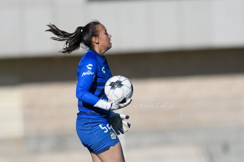 Aida Cantú, portera Santos Femenil sub 17