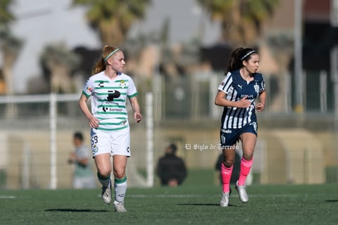 Santos Laguna vs Rayadas de Monterrey femenil Sub 17, jornada 1 clausura 2022