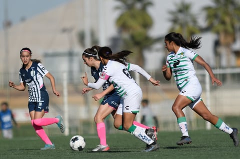 Santos Laguna vs Rayadas de Monterrey femenil Sub 17, jornada 1 clausura 2022