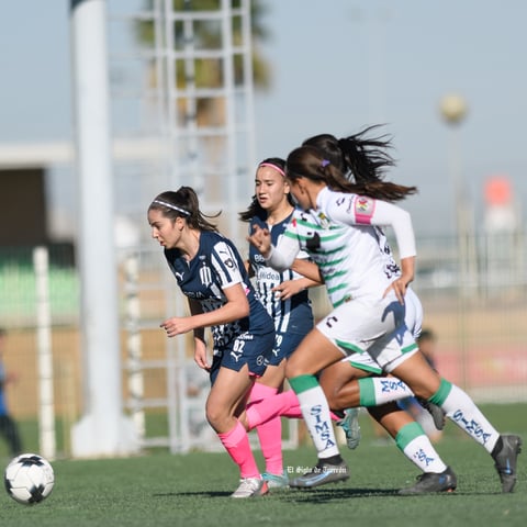 Santos Laguna vs Rayadas de Monterrey femenil Sub 17, jornada 1 clausura 2022